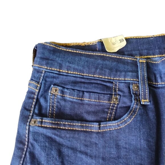Levi's 502 Taper (Mens Size 36x32) Blue Denim Jeans Stretch Flex Medium Wash New - Picture 3 of 10